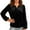 Womens Velvet Top-A88 Black, variant on Mifsaly Velvet Blouses for Women Notched V-Neck Long Sleeve Velour Top Business Comfortable Elegant Shirt Elastic Cuffs Casual T-Shirts Going Out Travel Spring Fall Outfits L