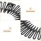 thumbnail image 4 of Diademas flexibles Diadema elástica Diadema circular de plástico flexible Diademas dentales Sujetacabello Diadema circular con resorte Peine, 4 of 8