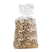 Clear Gusseted Poly Bags, 8 x 4 x 20 Inch. Pack of 1000 Gusseted Plastic Bags 1 Mil Thick for Favors with Open Top