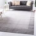 thumbnail image 2 of Unique Loom Tapis Carré de Transition Contemporain Del Mar, 8', Gris Clair/beige, 2 of 10