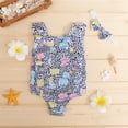 thumbnail image 2 of Gerichy Toddler Girl Swimsuit,Girls Bathing Suit Toddler Summer Girls Cartoon Dinosaur Printed Ruffles Two Piece Swimwear Swimsuit Bikini, 2 of 7