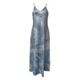 thumbnail image 3 of iOPQO maxi dress for women Women's Summer Fashion Casual Large Print Sleeveless A-Line Casual Holiday Dress Women's Casual Dress Grey M, 3 of 3