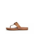 thumbnail image 2 of FitFlop Gracie Rubber-Buckle Leather Toe-Post Women's Sandals, 2 of 3