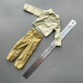 thumbnail image 1 of Chaqueta con pantalón de larga a escala 1:6, elegante uniforme informal para cosplay, accesorios para modelos de muñecas de 12 pulgadas, 1 of 8