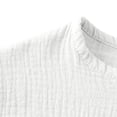 thumbnail image 5 of Mercatoo Boys 2 Piece Outfits Linen Short Sleeve Shirt Matching Shorts Set for Kids Toddler Summer Beach Vacation Clothes Sets, 5 of 9