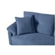 thumbnail image 5 of Sofá Cama De Velvet Azul Beehive Memory Foam Modelo Branson, 5 of 8