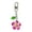 Rose Red, variant on Cute Cartoon Egg Flower Keychain Lightweight Acrylic Summer Style Bag Charm For Women Girls Kids Sturdy Decorative Accessory