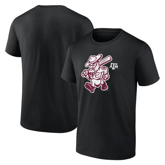 Men's Black Texas A&M Aggies Ol' Sarge Baseball T-Shirt