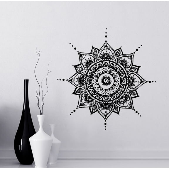 Mandala Wall Decal Bohemian Decor for Bedroom Sticker