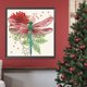 thumbnail image 1 of Kit de pintura de diamante con forma especial parcial 5D DIY Kit de libélula de Navidad 30x30cm, 1 of 9