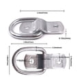 thumbnail image 3 of pitrice 4pack/lot D-Type Pull Ring Reliable And Rust-Resistant Truck Hook Buckle Trucks black, 3 of 6