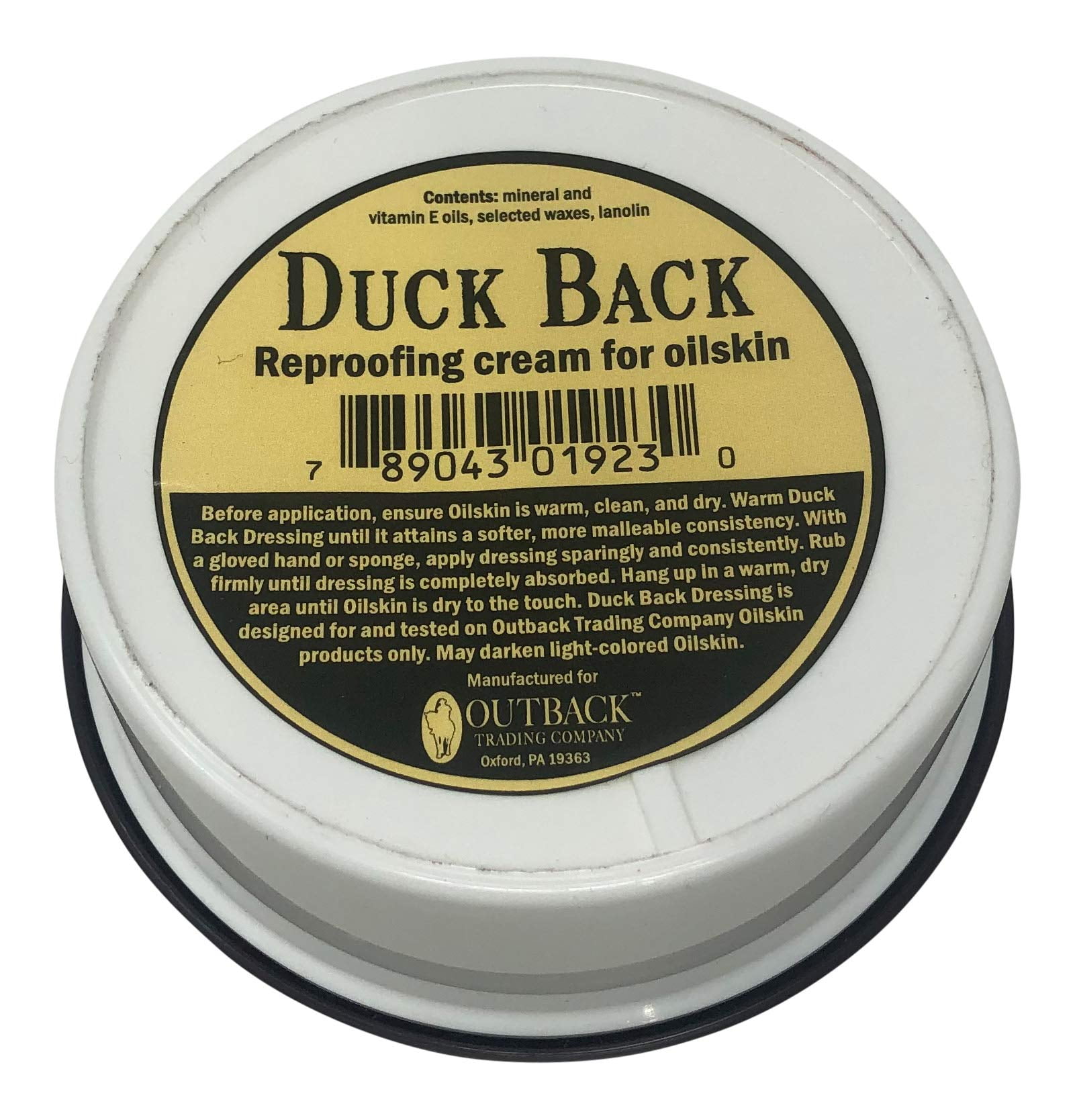Outback Trading Company Duck Back Oilskin Reproofing Cream 6 OZ 2-count