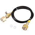 thumbnail image 1 of O2 Tank Refill Station Charging Adaptor Transfer with 1.5M 5Ft Hose W21.8-14 to W21.8-14(DIN 477), 1 of 7