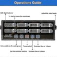 thumbnail image 2 of Commercial 8 Channels Digital Kitchen Timer, Stainless Steel Calculagraph Timer With Alarm , Clock(,), 2 of 5