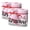 Light pink, variant on Renova Vanilla Toilet Paper 8 Jumbo Rolls 180 Sheets 3 Ply Embossed FSC Eco One side vanilla printing keeps the skin side white, embossed texture, FSC certified, dermatologically tested