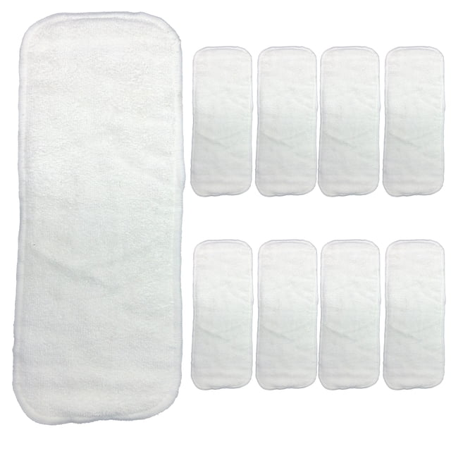 Insertos Para Pañales Tela para Bebés Reutilizables Ecologicos Ecobaby Original Microfibra 4 Capas