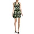 thumbnail image 5 of Madden NYC Women's Juniors Double Tiered Halter Dress, 5 of 5