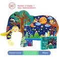 thumbnail image 2 of Partheme Novelty Toys 2 Counts Wooden Puzzle Unique Shape Shaped Adults And Kids Puzzles as show, 2 of 3