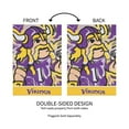 thumbnail image 5 of Minnesota Vikings Double-Sided Justin Patten Garden Flag, 5 of 6