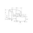 thumbnail image 2 of Chaise D'appoint par Monarch Specialties, 2 of 3
