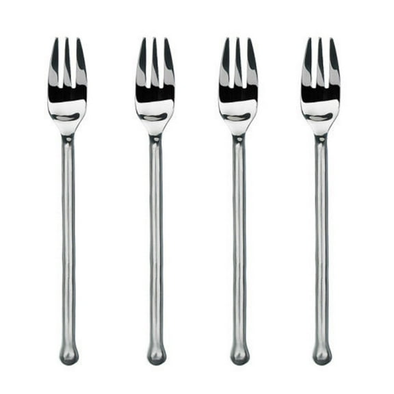 Gourmet Settings Exotique Platinum 18/10 Stainless Cocktail Fork (Set of Four)
