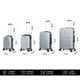 thumbnail image 3 of Juego 4 Maletas De Viaje Rigidas Rumbo 6 Bolsas de Viaje gris, 3 of 9