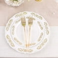 thumbnail image 6 of Efavormart 24 Pack | Gold Glittered Disposable Forks, Plastic Silverware Cutlery for Wedding Catered Events Banquet, 6 of 11