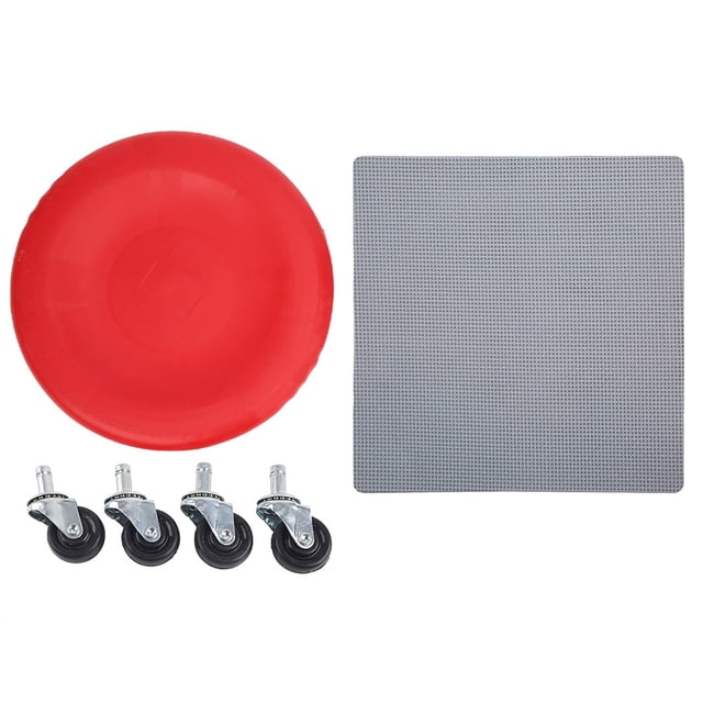 Rueda De Ejercicio De Fuerza Central, Rueda Universal Placa De Músculo Abdominal De 4 Ruedas, Para Gimnasio En Casa Entrenamiento De Cuerpo Completo Hombres Mujeres YLSHRF Otros