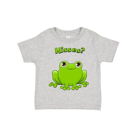 

Inktastic Kisses - Cute Frog Gift Toddler Boy or Toddler Girl T-Shirt