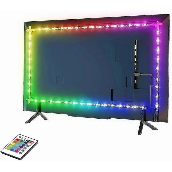 Led Backlight (2.0) For 32-60 Inch Tvs, Color Changing Smart Tv Wall Mounted And Ambient Lighting