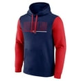 thumbnail image 3 of Men's Logo Athletic Navy New Orleans Pelicans Outline Colorblock Pullover Hoodie, 3 of 3