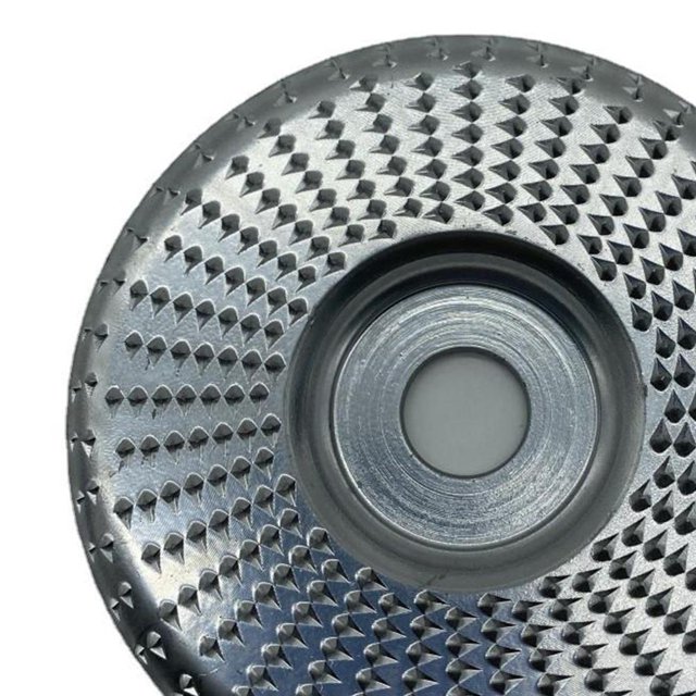 Amoladora angular Muela abrasiva de acero al carbono afilado para dar forma a la rueda (Plata)