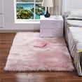thumbnail image 1 of Alfombra de felpa suave para silla, funda de sofá, alfombra de piso esponjosa artificial para dormitorio, sala de estar para niños, color blanco Inevent LF000013-03B, 1 of 2
