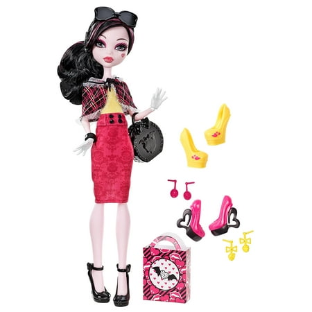 Draculaura Doll & Shoe Collection, Like any fashionable ghoul, the students of Monster High love their shoes! By Monster High