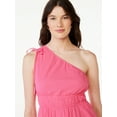 thumbnail image 3 of Free Assembly Women's Sleeveless Tie Shoulder Midi Slip Dress, Sizes XS-XXXL, 3 of 6