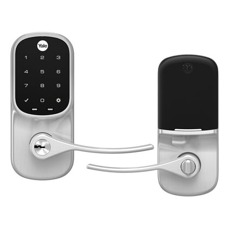 Yale Assure Lever, Satin Nickel Smart Wi-Fi Touch Keypad for Key-Free Entry YRL226-WF1-619