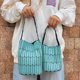 thumbnail image 3 of Nuevo bolso geométrico de gran capacidad para mujer, bolso de mano plegable con diseño geométrico de marca de lujo, 3 of 5