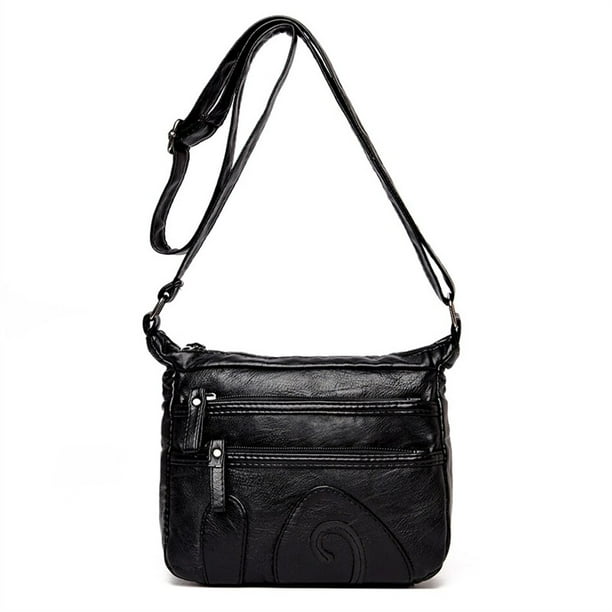 Bolso de cuero con múltiples bolsillos para mujer, bandolera de diseñador, 2022 Fivean unisex