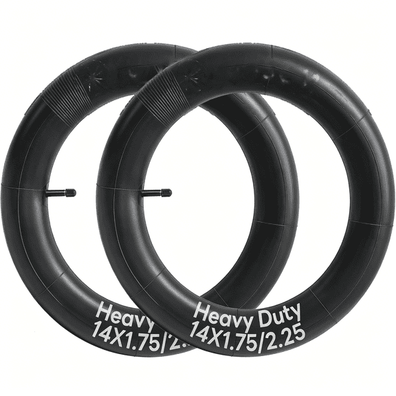 LADYGYM 2-PCS 14" Heavy Duty Bike Tubes 14x1.75/2.25 Schrader Valve 45/57-254 Inner Tubes Compatible with 14x1.75 14x1.95 14x2.0 14x2.125 14x2.25 Bicycle Tire Tubes