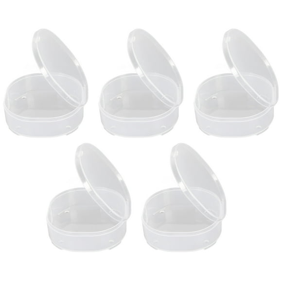 Contenedor para esponjas de maquillaje NikouMX 5 unidades estuche portátil diseño a prueba de polvo