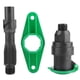 thumbnail image 1 of Válvula de agua de conexión rápida con rosca macho para riego con manguera de jardín - Plástico de ingeniería DN20, 1 of 8