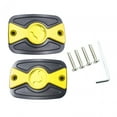 thumbnail image 2 of Almencla 2 Pieces Motorcycle Brake Fluid Tank Cap Cover for C400GT 2019-2023 Yellow, 2 of 8