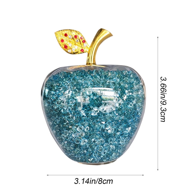 Crystal Apples Christmas Eve Gifts For Her Romantic Ornamental Apples Display