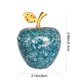 thumbnail image 2 of Crystal Apples Christmas Eve Gifts For Her Romantic Ornamental Apples Display, 2 of 6