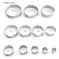 thumbnail image 2 of Round Cookie Biscuit Cutter Set 12 Pieces Graduated Circle Pastry Cutters Stainless Steel Cookie Cutters, 2 of 6