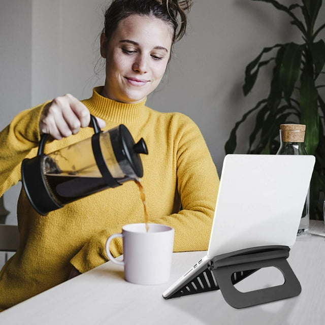 EGNMCR Laptop Stand, Computer Stand, Folding, Heightening, Lifting, Tablet , Portable Support Bracket, Raising Cervical Vertebra Laptop Holder