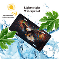 thumbnail image 4 of 1 Pcs 2D Flat License Plate Covers & Frames, Flying Eagle with Colorful For Decorative Front, Waterproof For Decoration Aluminum License Plate Covers & Frames Cover For Men Women, 12" X 6", 4 of 7