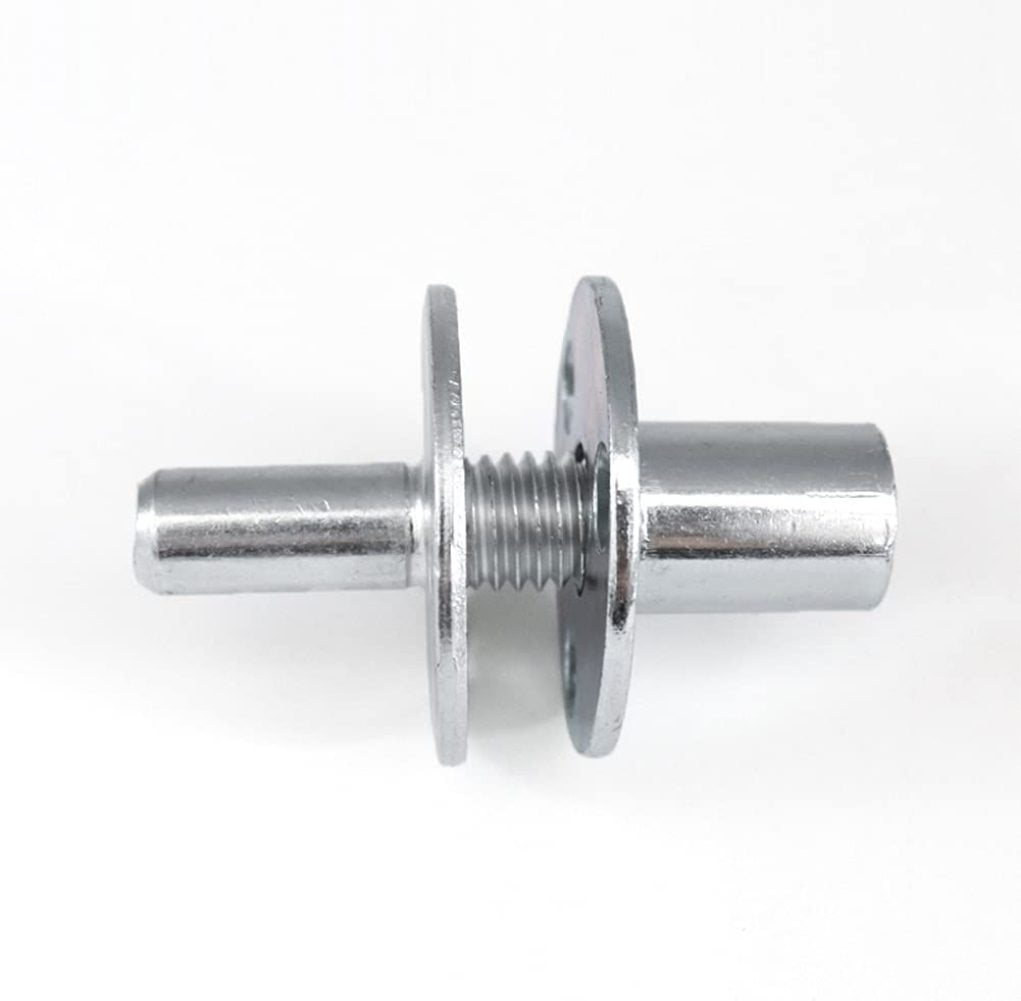 lasenersm 1 Piece Cold Rolled Steel M12 Bed Post Connector Bed Column Bedpost Connector Screw-in T-Nut Bedpost Connector Screw Butt Nut for Furniture Hardware Fittings