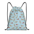thumbnail image 1 of Gaeub Dachshund Dog Drawstring Backpack Bag Sport Gym Sackpack Heavy Duty String Backpack for Men Women-Small, 1 of 6