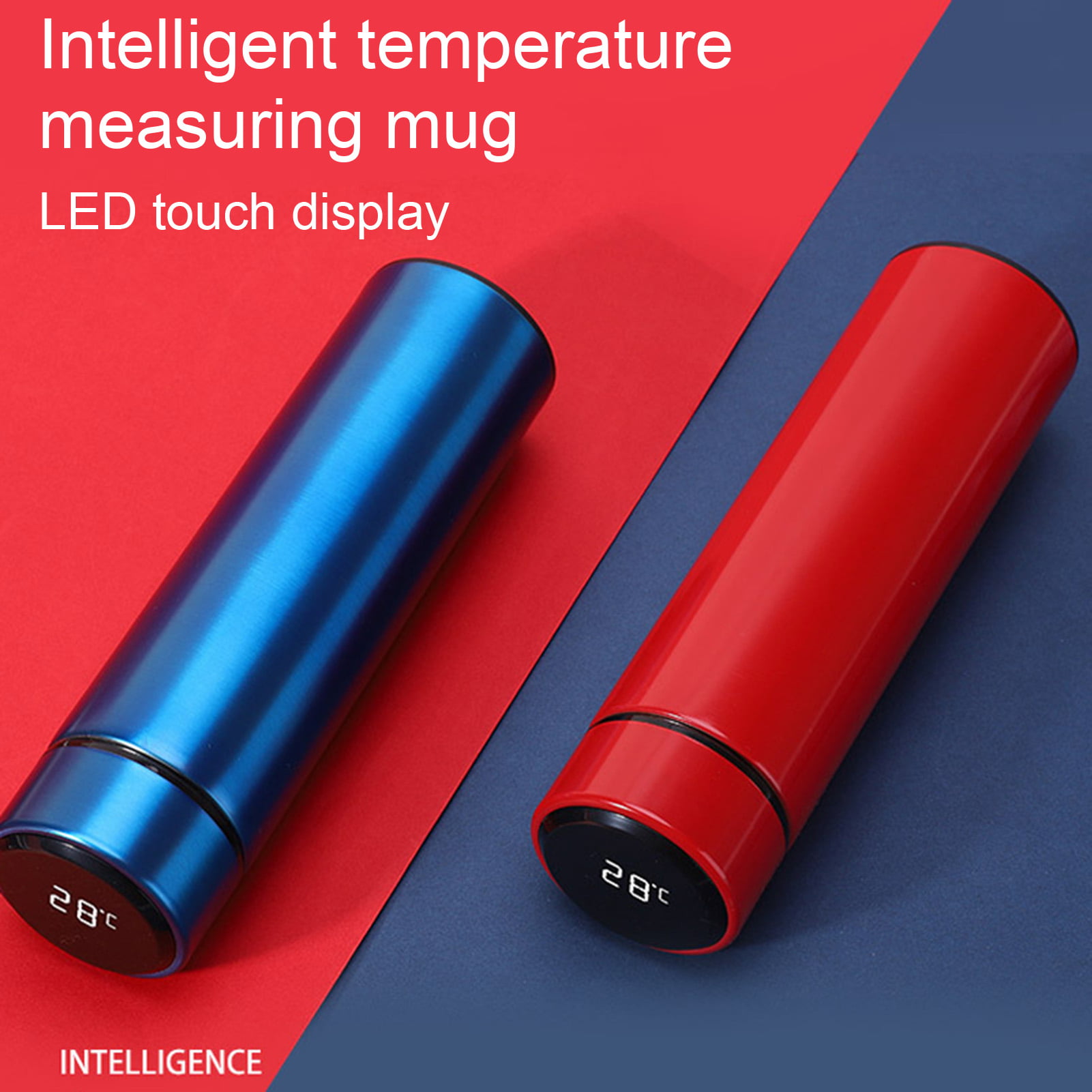 LED Temperature Display Thermal Mug – Warm-Breeze